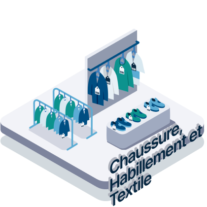 Chaussures, vêtements et textiles
